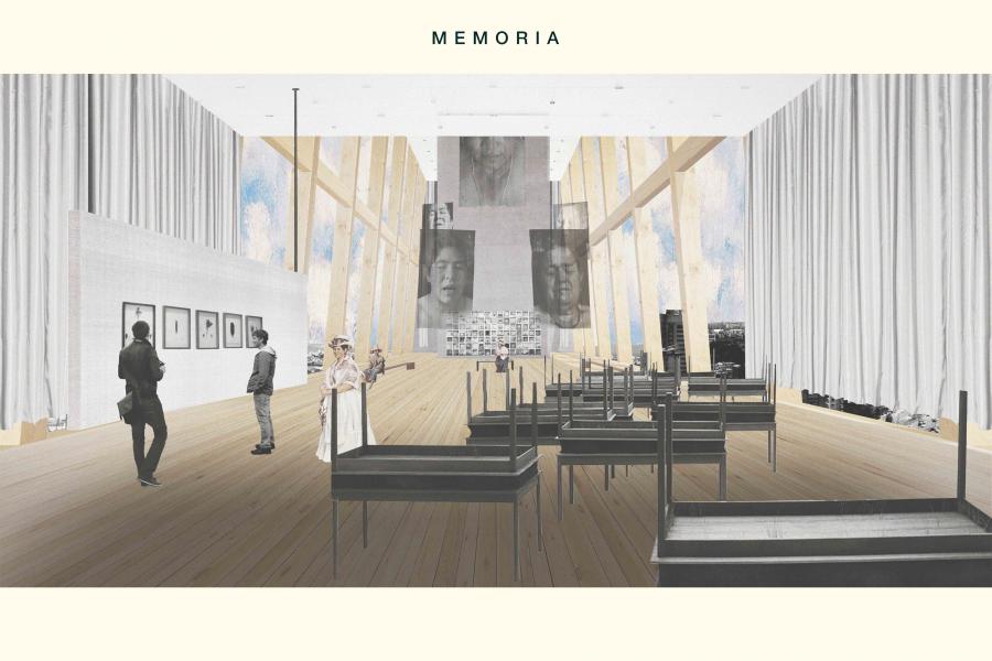 “MEMORIA”, Competition Entry, Memoria National Museum, Bogota, 2017 - First Honorary Mention.