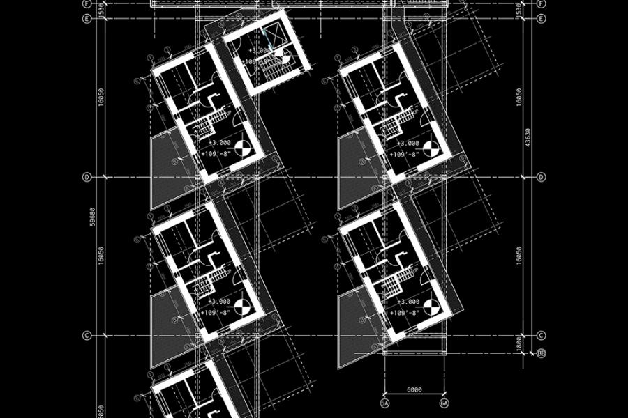 Plan of all floors of the building