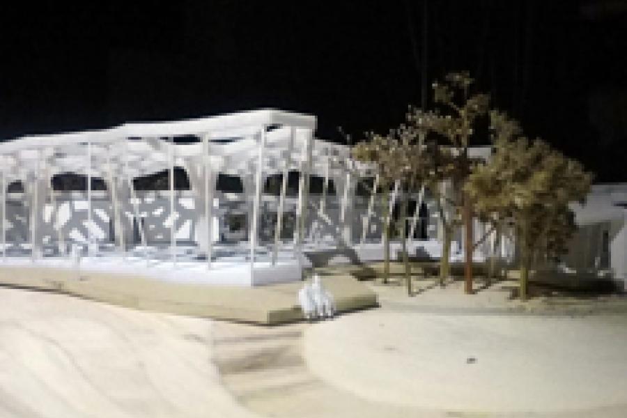 Physical model of the outdoor space