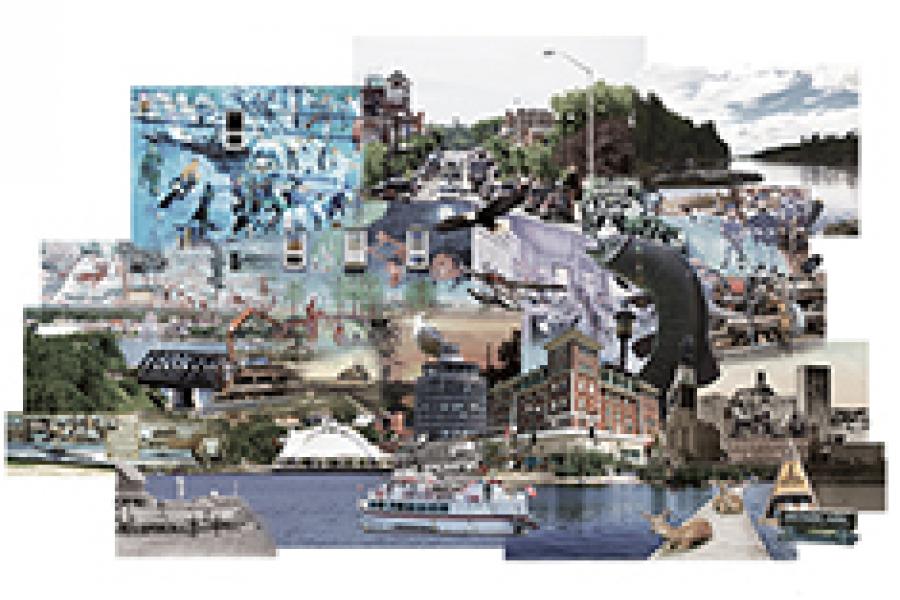 Collage of the city of Kenora