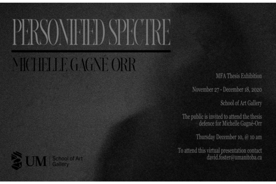 Michelle Gagné-Orr | 2020 MFA Exhibition Poster
