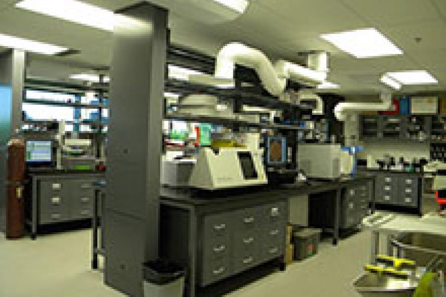 biogeochemistry lab equipment.