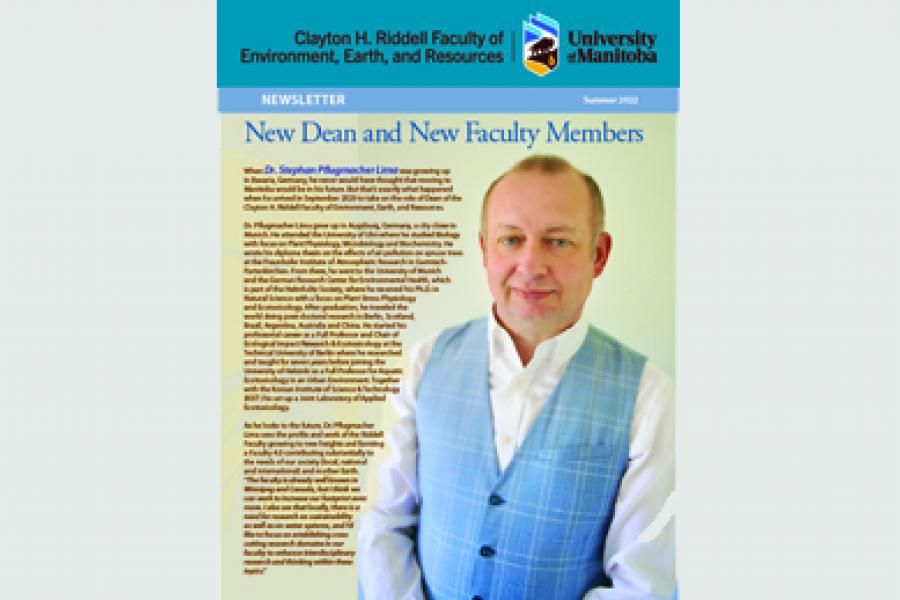 Riddell faculty summer 2022 newsletter cover.