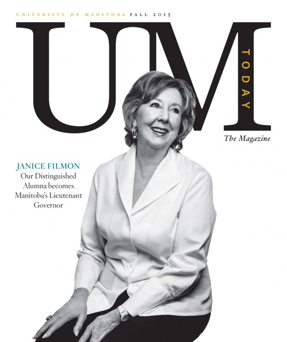 UM Today Cover Fall 2015 featuring Janice Filmon