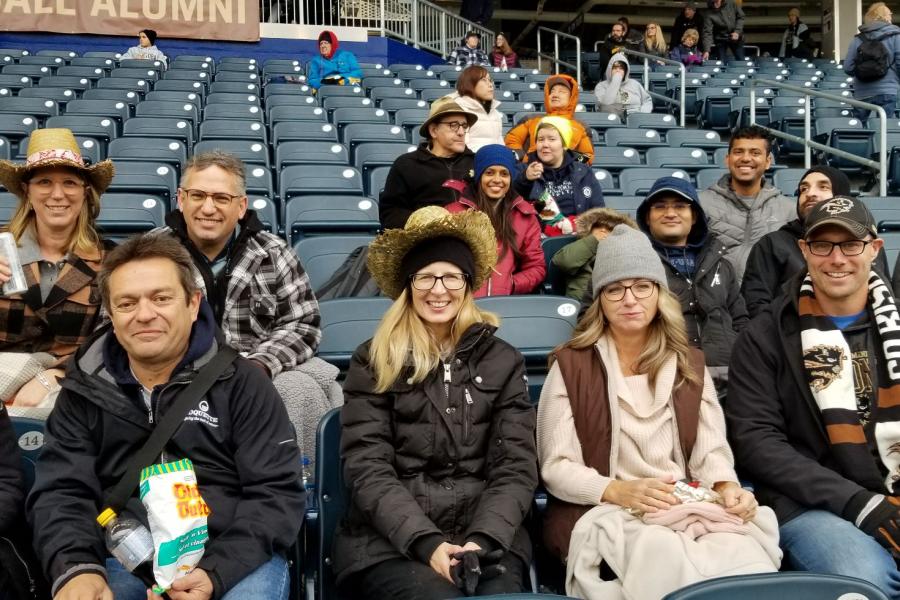 bisons game FAFS students and staff