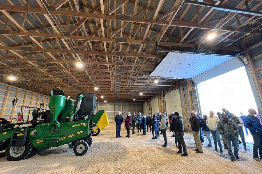 opening ceremony, new facility at Carman research farm