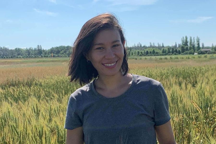 Dr Michelle Carkner wheat field