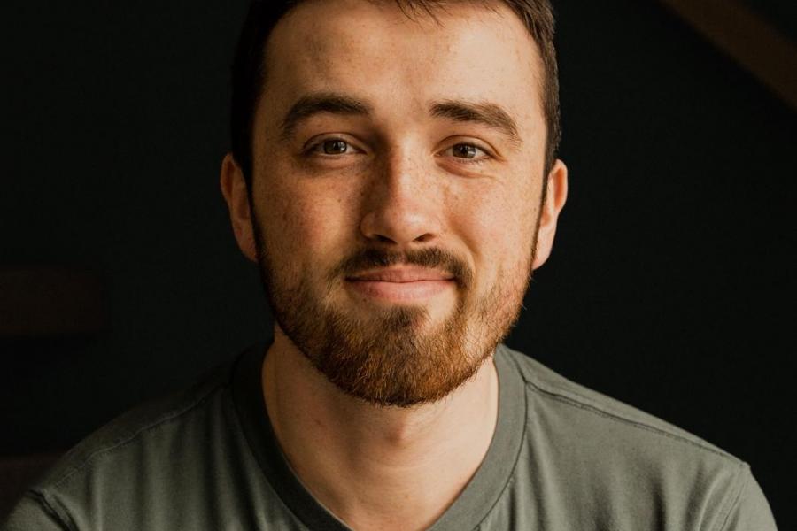 A headshot of Kai Friesen