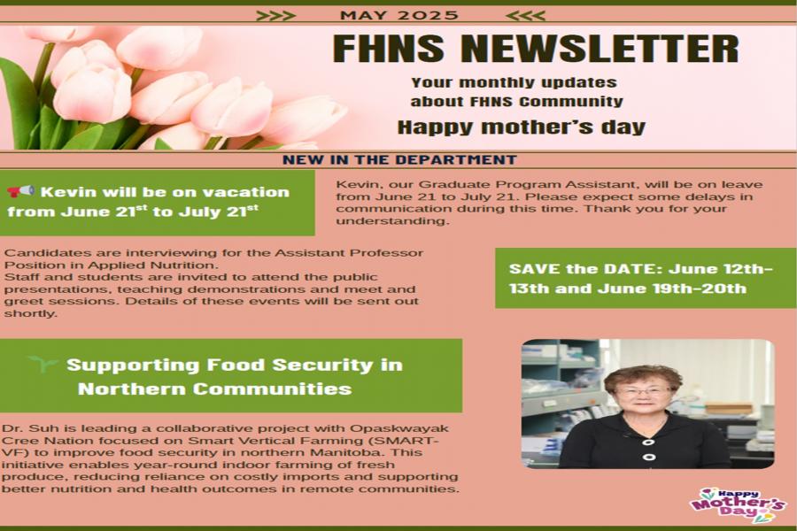 fhns May 2025 newsletter