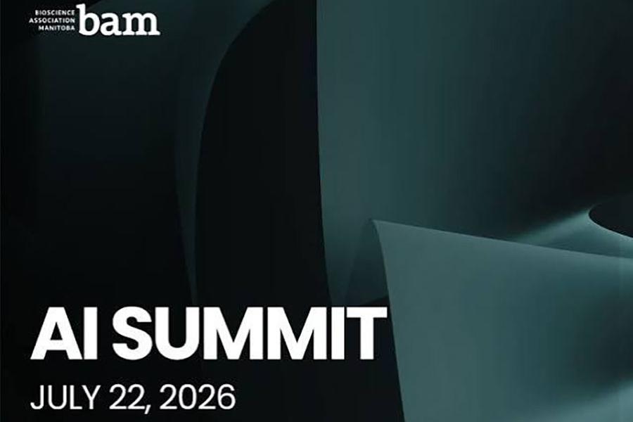 Bioscience Association of Manitoba AI Summit promo