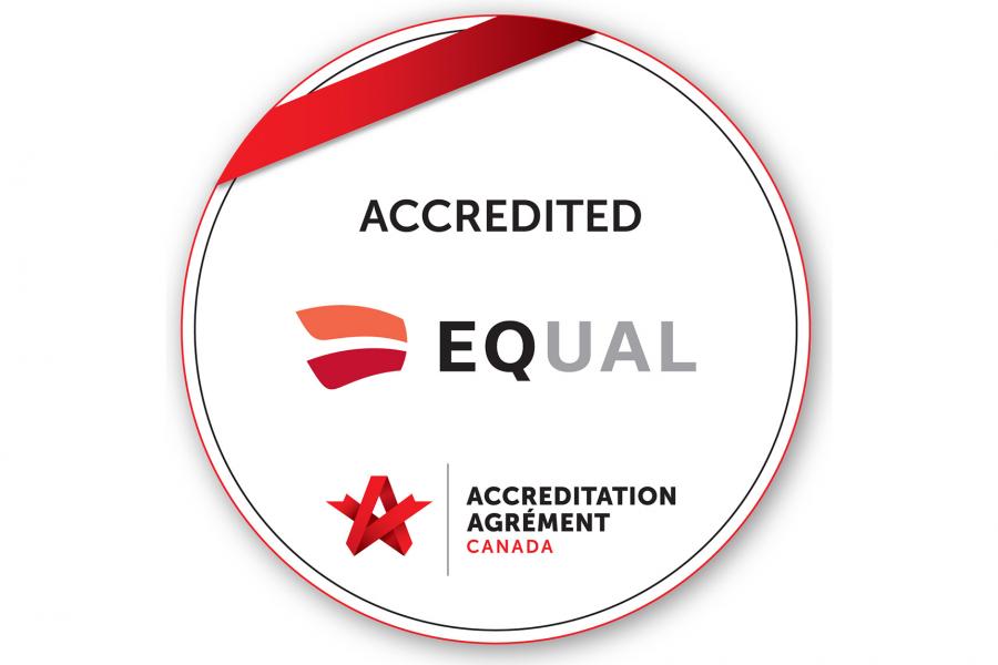 Logo for EQUAL seal of accreditation