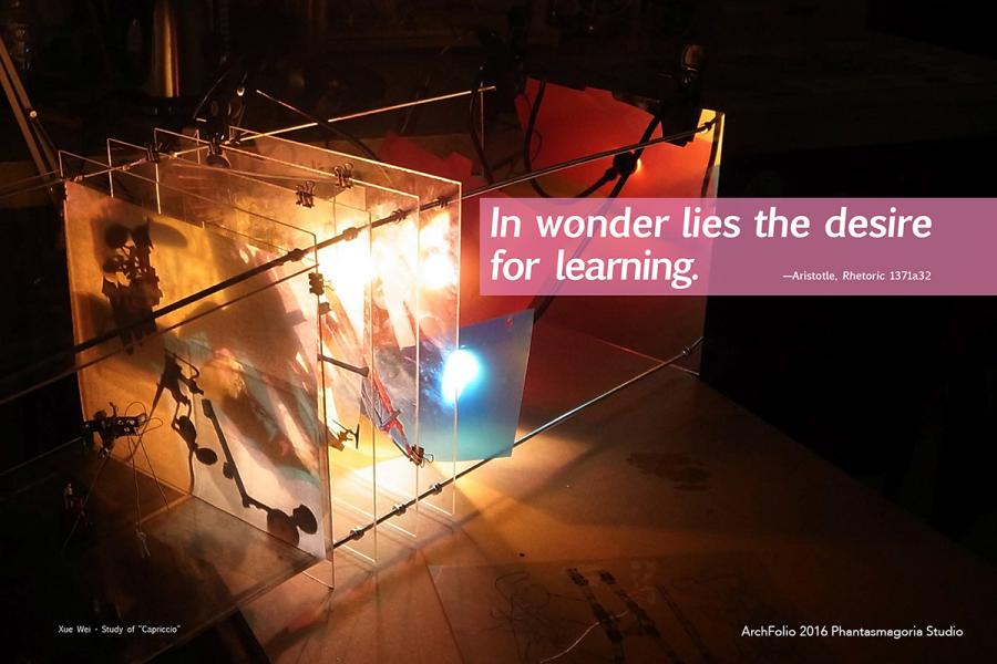 model image with text "In wonder lies the desire for learning" quote by Aristotle overlayed