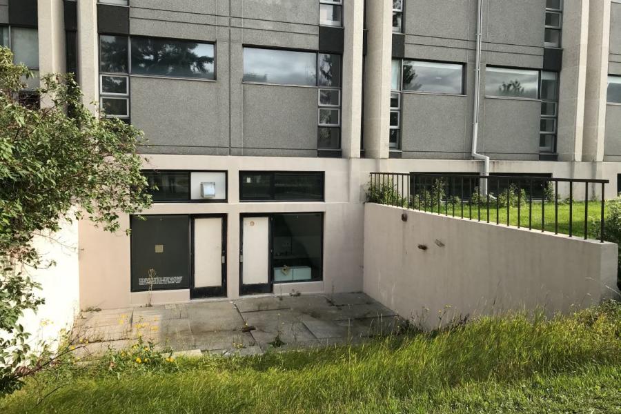 north side of architecture 2 building 
