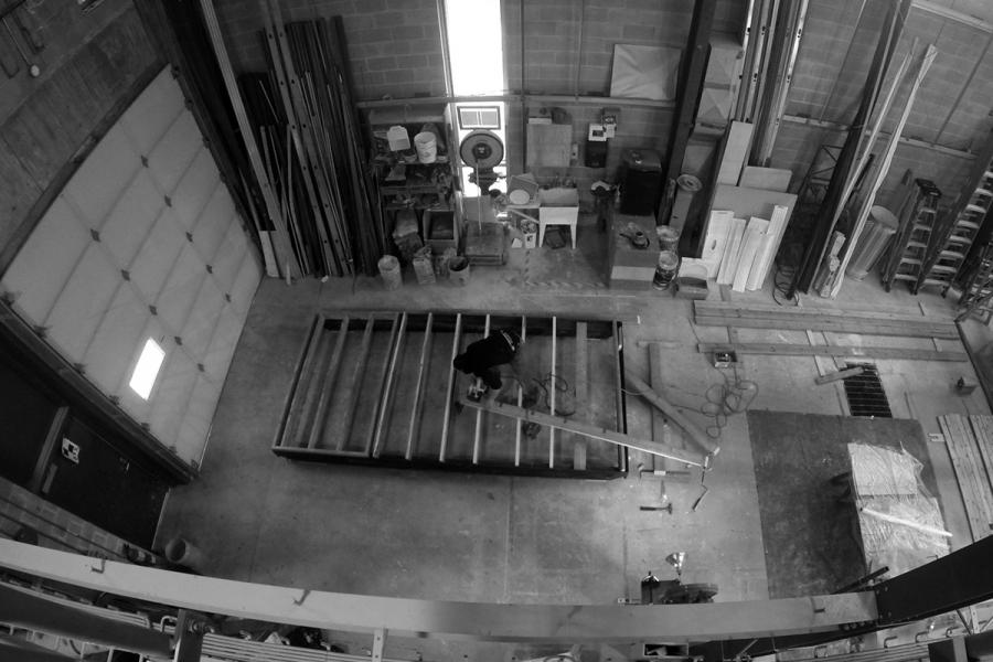 Construction process: Floor framing