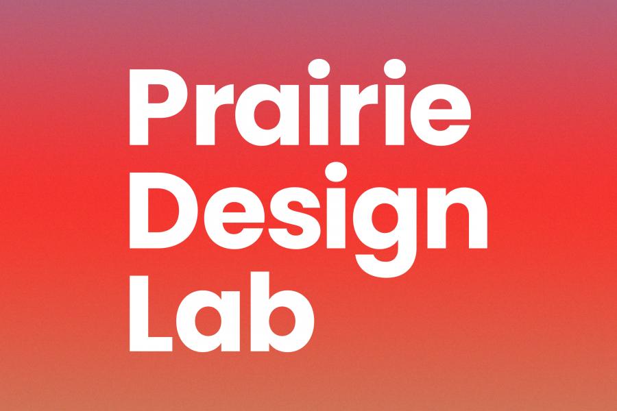 praire design lab text on gradient background