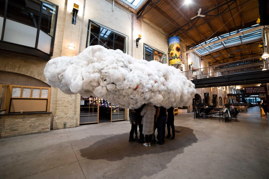 Cloud of Unintended Consequences warming hut in the forks market