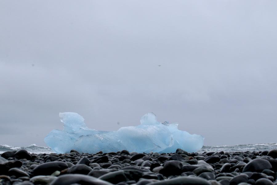 Last ice glacier lagoon.