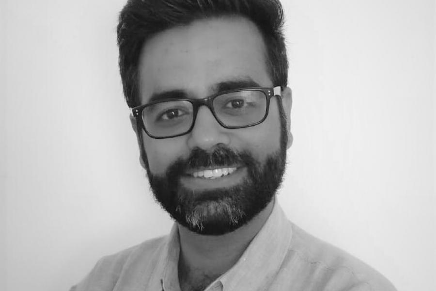 Portrait of Anuj.