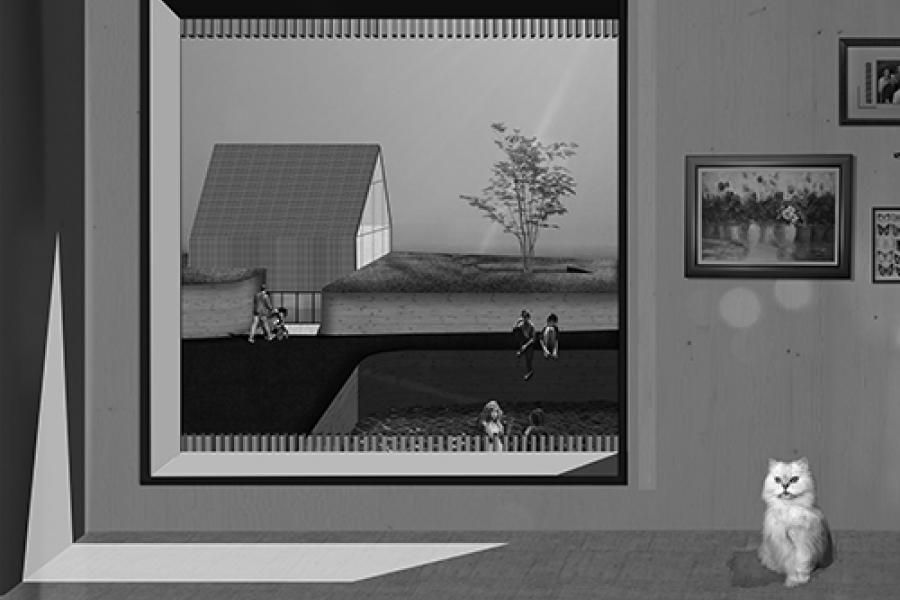 Rendering of child care centre