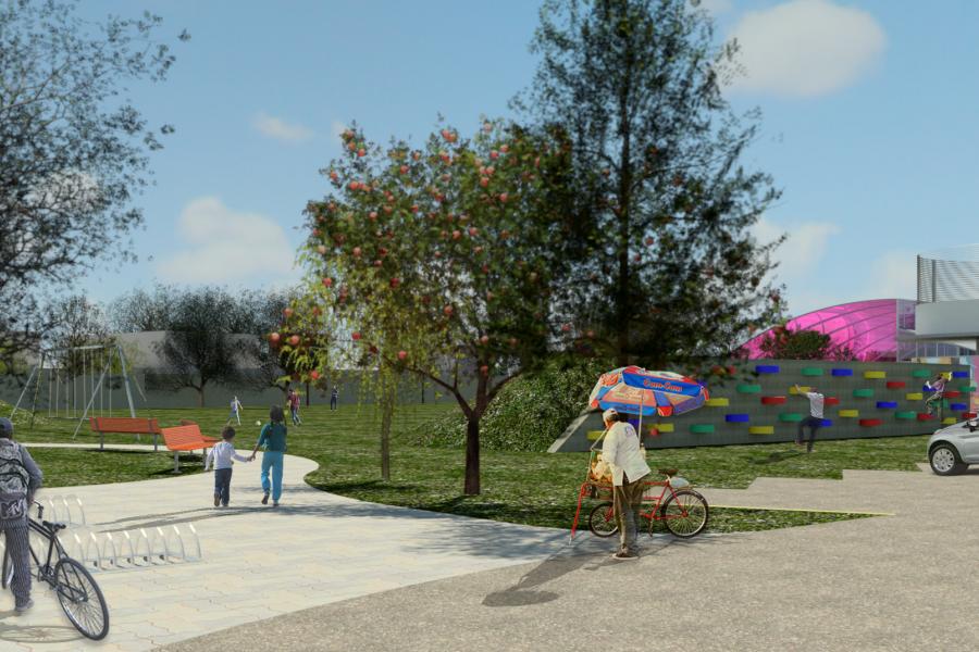 Rendering of community site