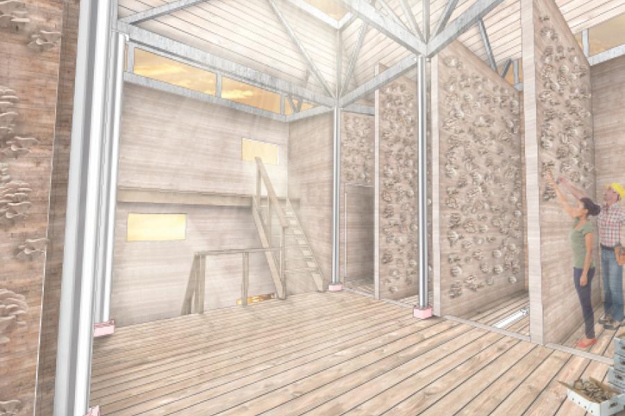Rendering of the interior