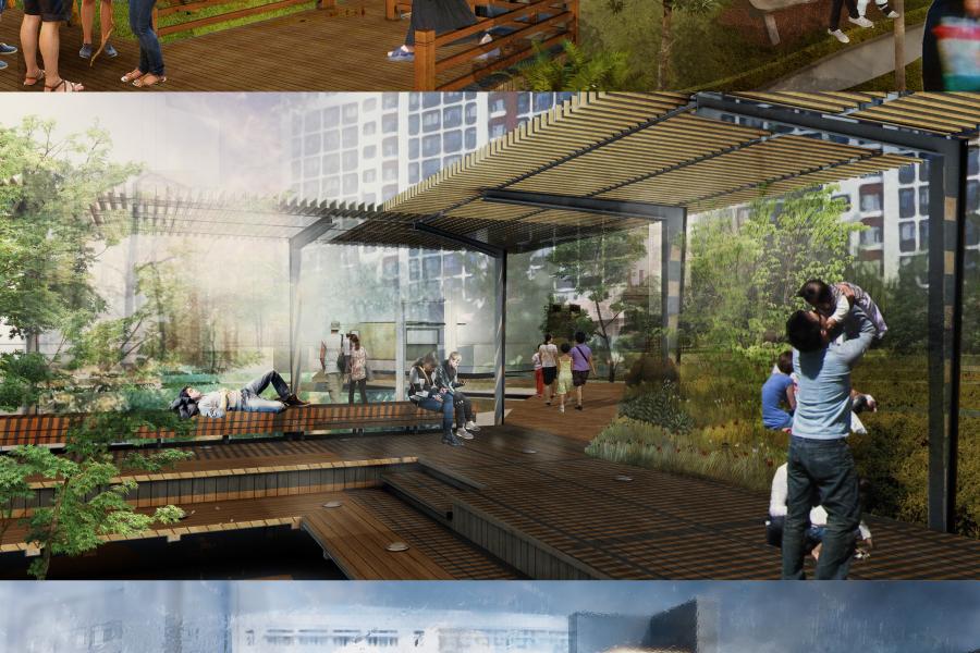 Renderings of the final design