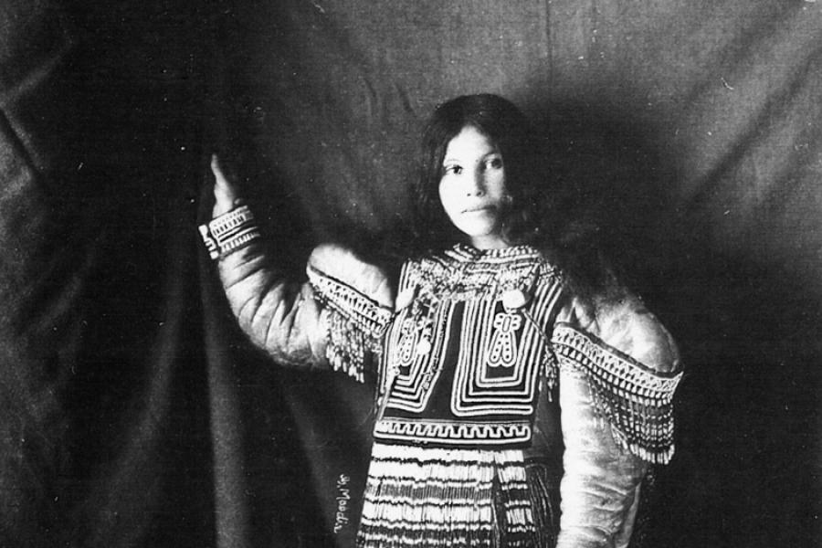 Young inuk woman