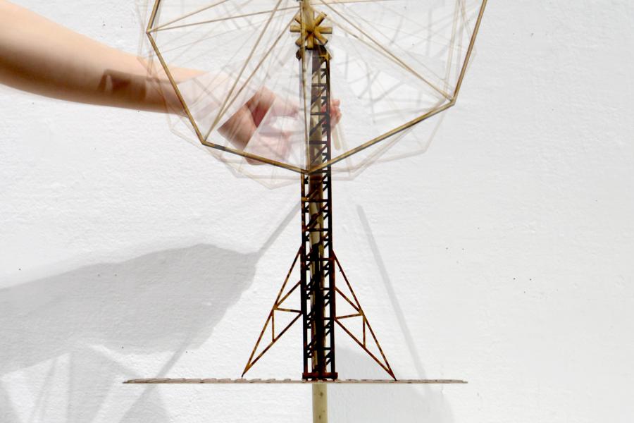 A model of the Weather Vane Windmill, an appendage of the Workshop Building