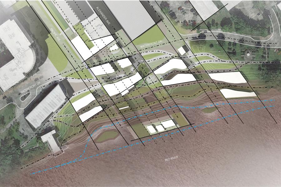 Ground level plan