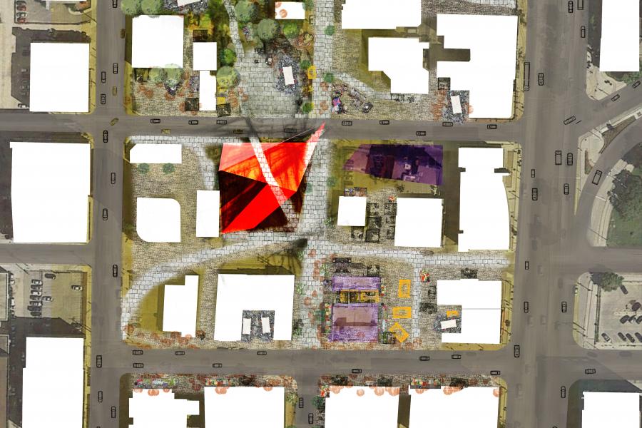 Proposal masterplan of Chinatown Winnipeg