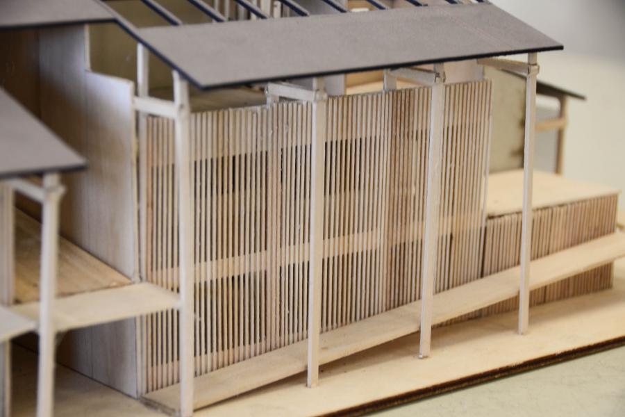 Elevation Detail of the Building Model