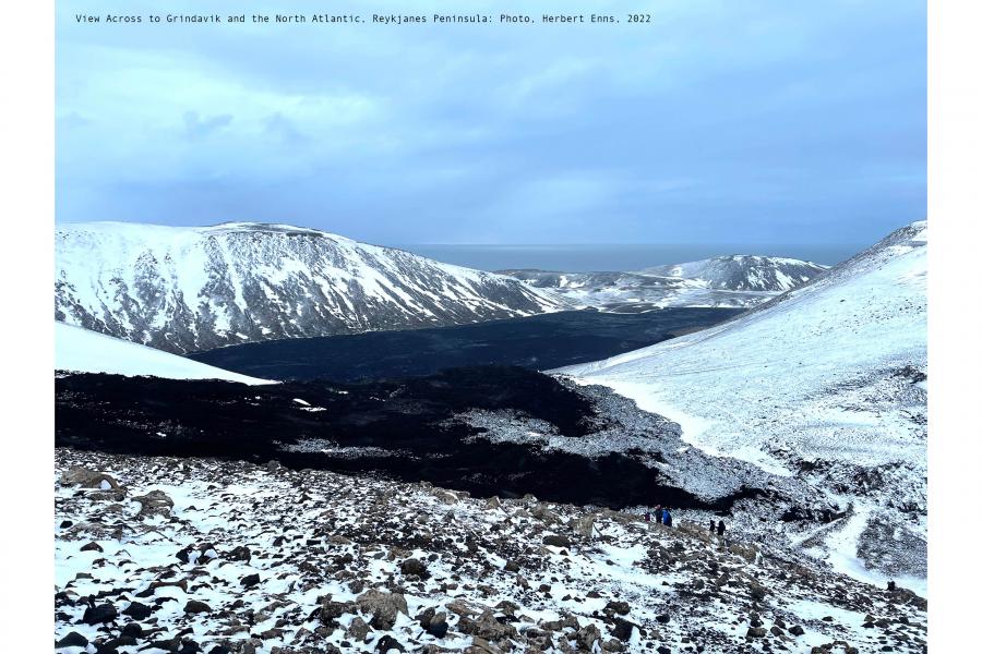 View of snowy mountains