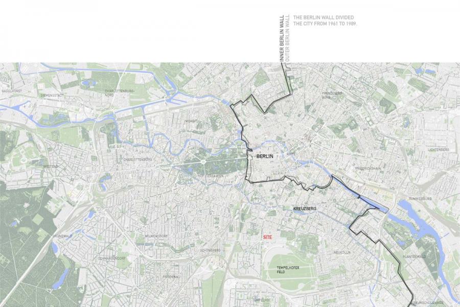 Berlin Wall Map