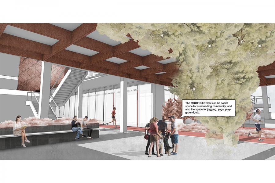 Exterior rendering