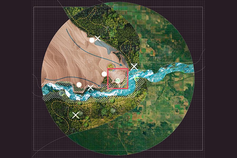 map of generated architecture
