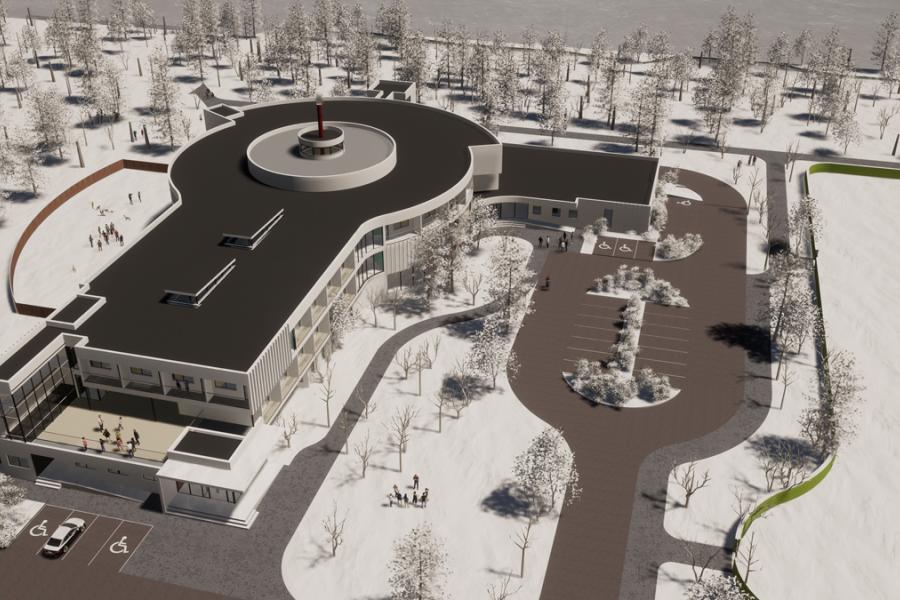 Exterior rendering