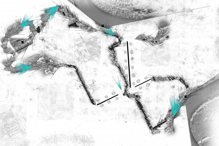 Image 6 – Journeying and listening to the Treaty 1 territory lands to capture the Land’s sounds.