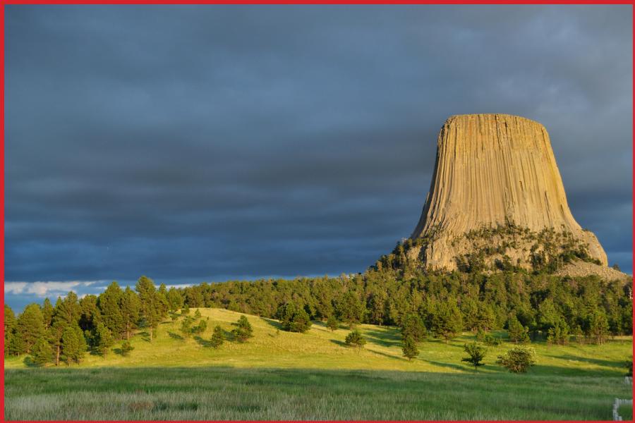 landscape view of the black hills