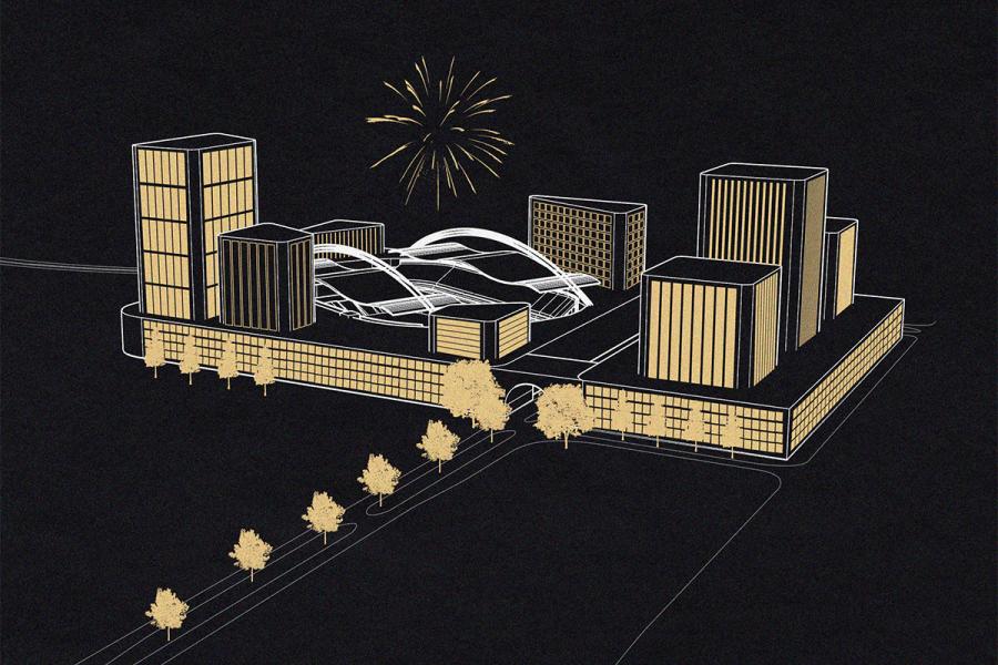 University of Manitoba site plan showing existing permanent infrastructure.