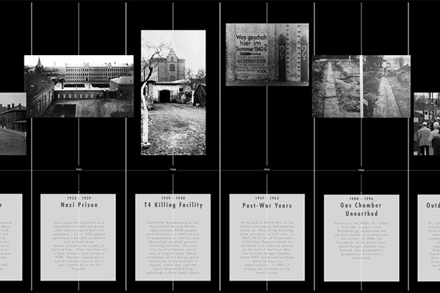 black and white images in flim strip format