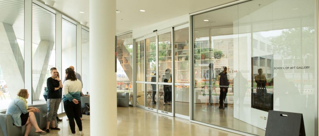 The entrance to the School of Art Gallery.