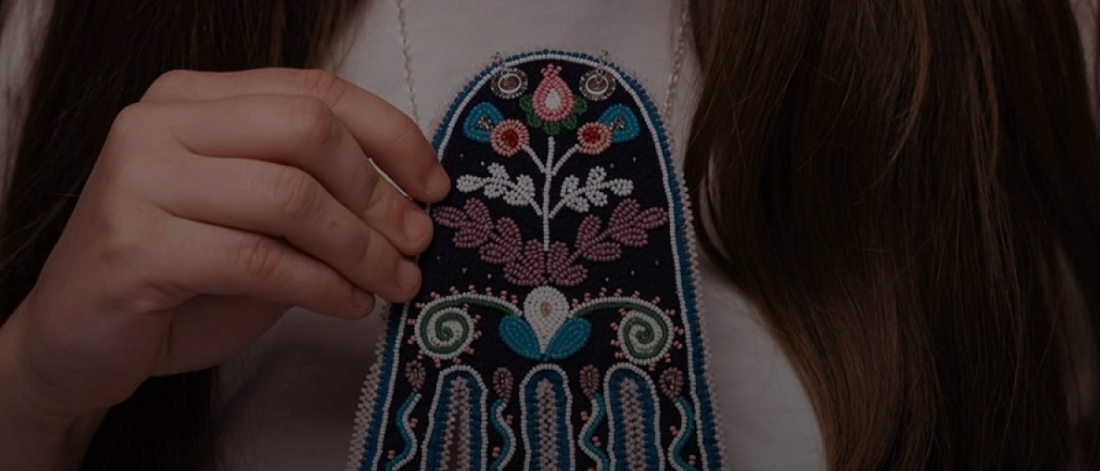 Shot of Claire Johnston's hands holding up an octopus bag