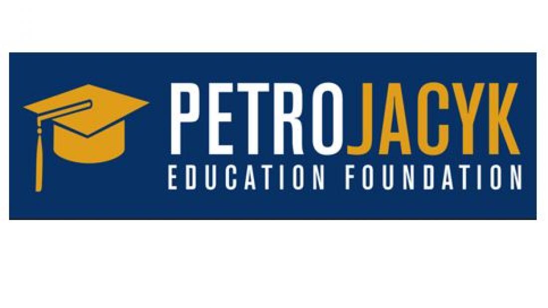 Logo for the Petro Jacyk Education Foundation.