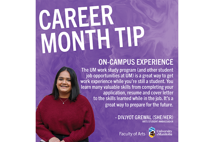 Career month tip from Div Grewal