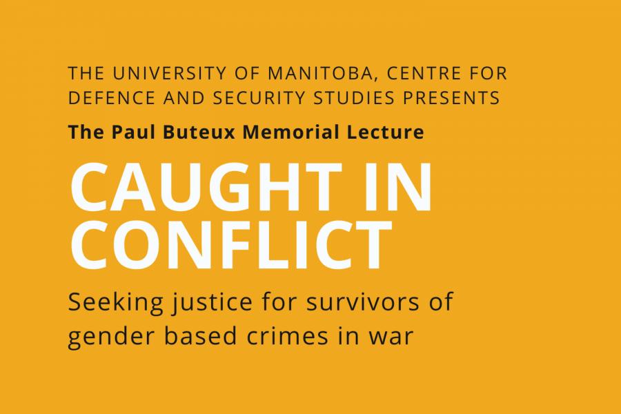 Text: The Paul Buteux Memorial Lecture: Caught in Conflict