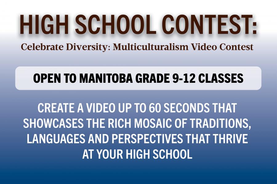 Graphic for Language Centre high school contest.