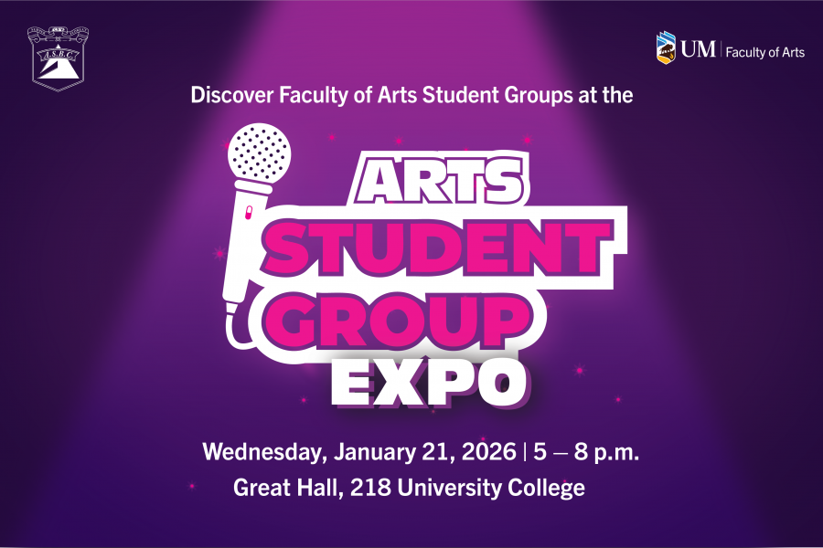 Faculty of Arts student Expo poster