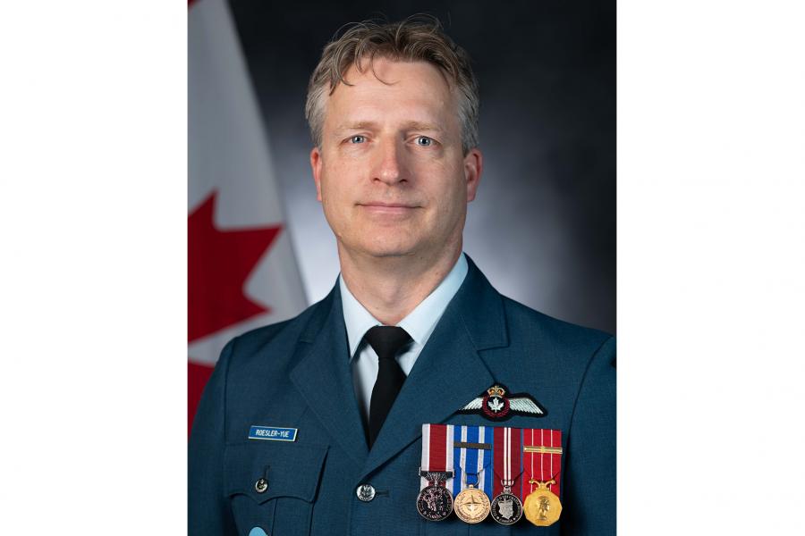 A headshot of LCol Roesler-Yue