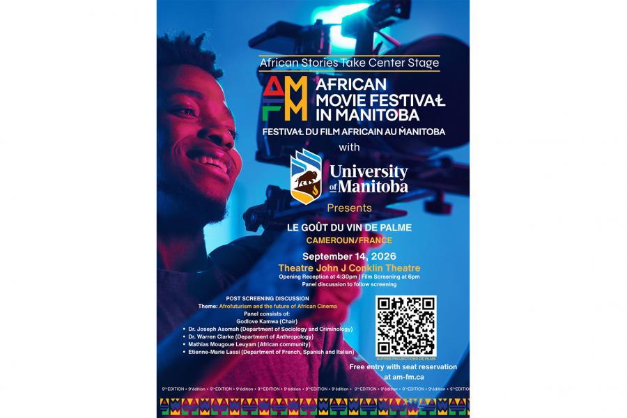 African Movie Festival in Manitoba event poster