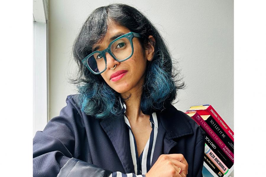 A headshot of Sindhu Rajasekaran